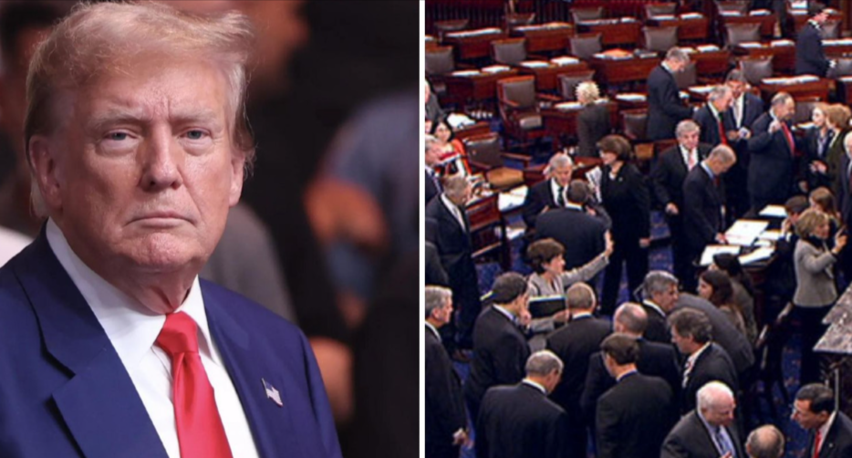 Senate Bombshell Vote &mdash; 5 Republicans Backstab Trump, Vote WITH Chuck Schumer