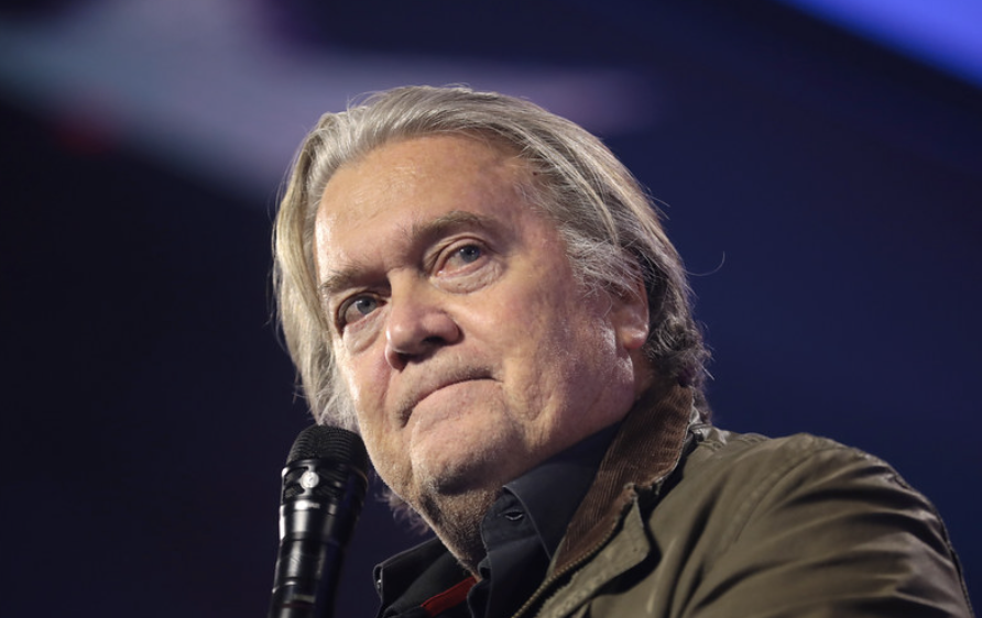 All Hell Breaks Loose Outside Prison Moments Before Bannon Surrenders